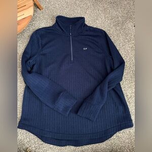 Vineyard Vines cable knit Shep 1/4 zip